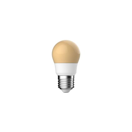 Zlatá LED žárovka NORDLUX G45 s paticí E27 a příkonem 2,9 W 2400 K