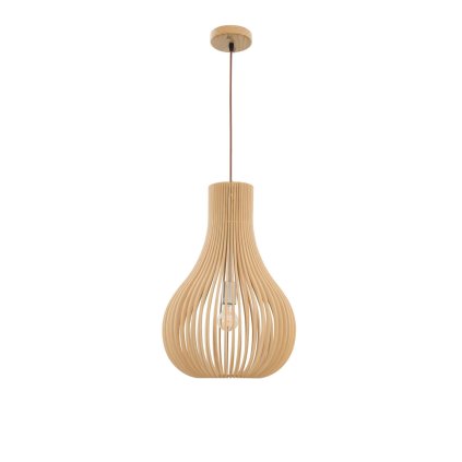 Nova Luce LED svítidlo s dřevěným stínidlem Soho 9138061
