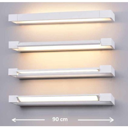 Výkonné variabilní LED svítidlo nad zrcadlo Dali