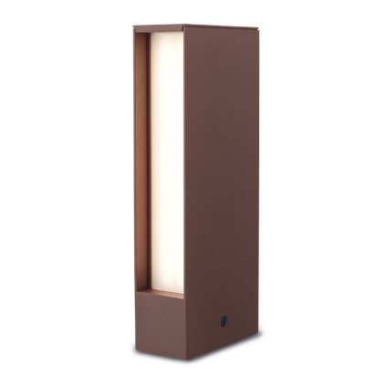 zambelis lights outdoor exterior decor garden post ground bollard pathway column led aluminium distributor rusty E256 1200x1600h