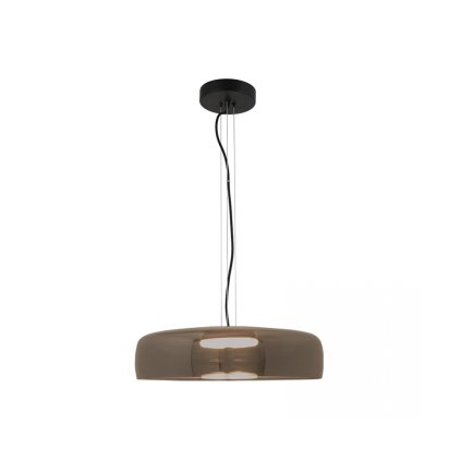 zambelis light indoor single pendant decorative lamp distributor led black mat metal smoked glass non dimmable lumin 23053 900x1100w
