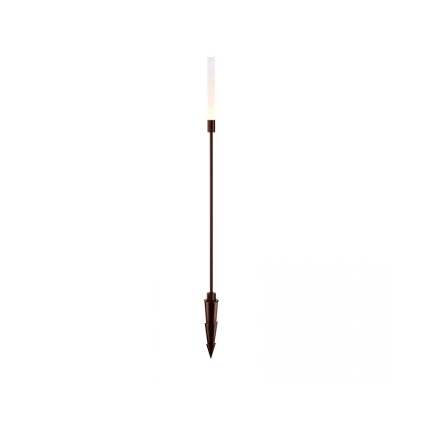 zambelis lights outdoor exterior decor spike garden light luminary led aluminium brown ip65 E373 900x1100w