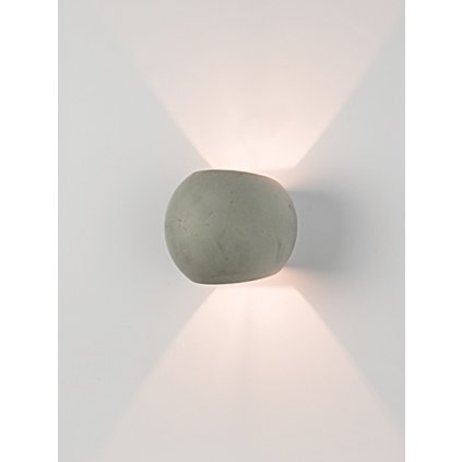 180021 zambelis lights indoor wall scone decorative light luminary distributor led g9 concrete 25w 180021 final 1200x1600h
