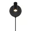 minimalisticka cerna nastenna lampicka nordlux omari round