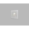 Zápustné nástěnné čtvercové LED svítidlo WALK II IP44