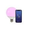 Větší stmívatelná smart LED žárovka RGB NORDLUX E27 ovládaná přes Bluetooth