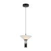 zambelis light indoor single pendant decorative distributor led black aluminum glass triac dimmable up down lumin 23198 1200x1600h
