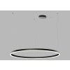 Stmívatelný LED lustr CIRCLE P-Z CRI90 černá 600mm