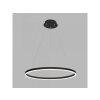 Stmívatelný LED lustr CIRCLE P-Z CRI90 černá 600mm