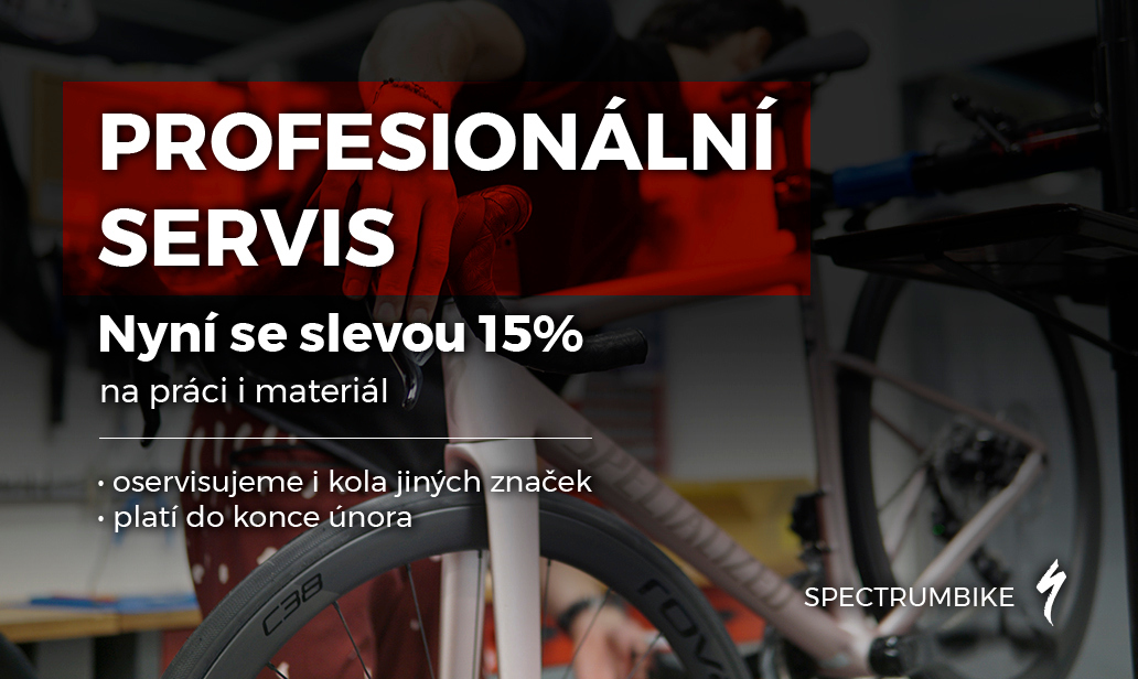 Sleva na servis jízdního kola 15%
