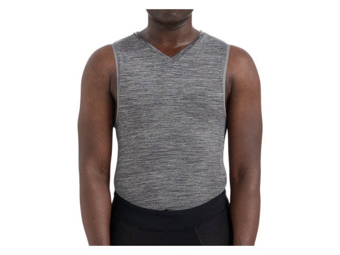 64119 085 APP SEAMLESS BASELAYER SVL HTHR GRY HERO