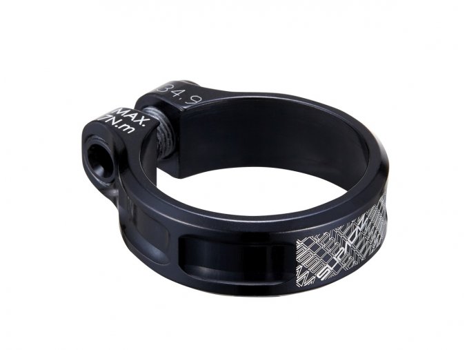 sedlova objimka supacaz supaclamp mtb cerna 34 9 mm