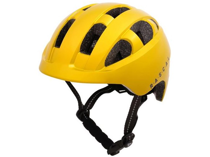 Dětská helma na kolo rascal žlutá