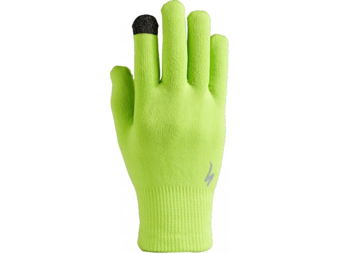 67223 492 APP THERMAL KNIT GLOVE LF HYP PLP HERO white