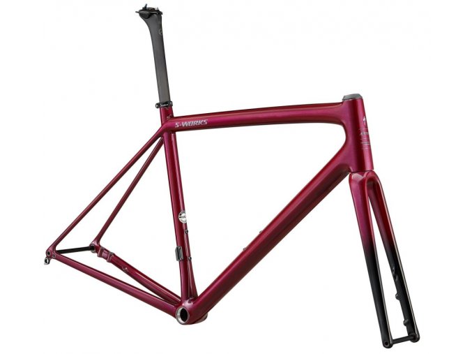 Rámová sada Specialized S-Works Aethos Frameset 2022  Chameleon Supernova Tint Over Maroon/Chrome