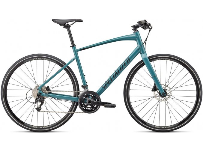 Trekové kolo Specialized Sirrus 3.0 2022  SATIN DUSTY TURQUOISE / BLACK / SATIN BLACK REFLECTIVE