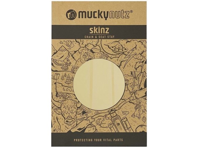 Ochranné samolepky pod řetěz Mucky Nutz Stay Skinz lesk