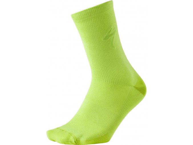 Cyklistické ponožky Specialized Soft Air Tall Reflective Hyperviz