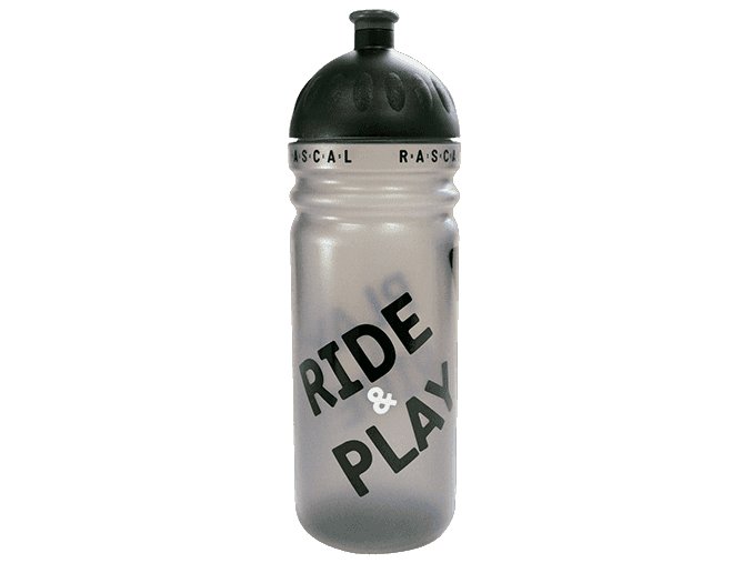 Dětská cyklistická lahev Rascal Ride and play průhledná