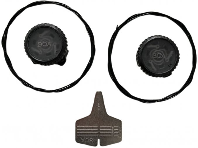 Náhradní BOA zapínání Specialized Boa Li2 Dual Pull Dial A Kit L&R Pre-Laced - black