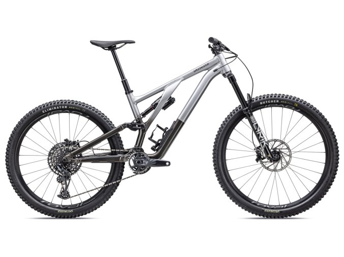Celoodpružené horské kolo Specialized Stumpjumper Evo Elite Alloy 2023 GLOSS SILVER DUST / BLACK TINT 96323 40 SJ EVO ELITE ALLOY SILD