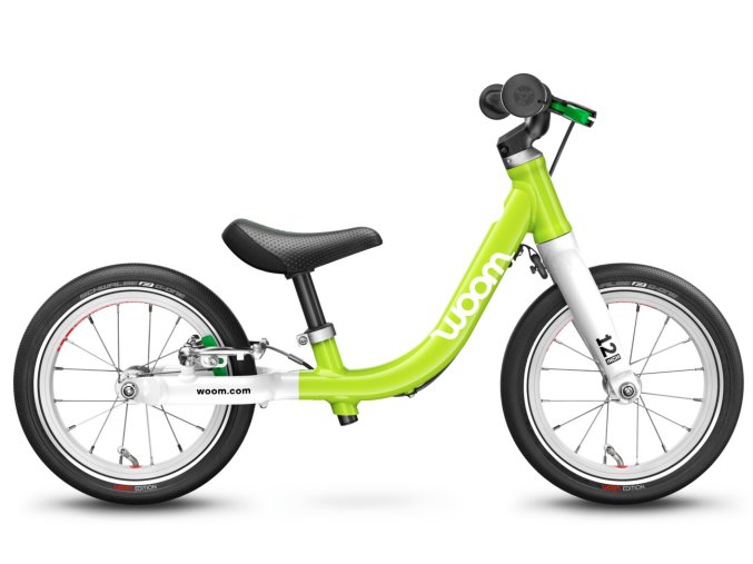 Dětské odrážedlo Woom 1 12" Lime