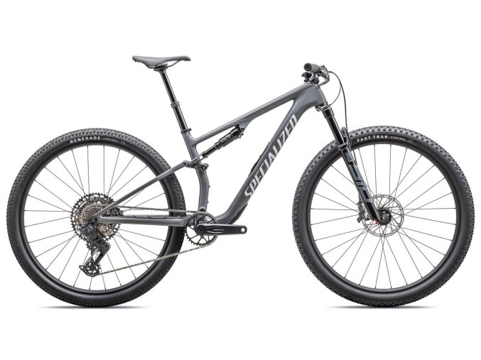 Celoodpružené horské kolo Specialized Epic 8 Comp 2025  Gloss Ashen Gray / White 90325 50 EPIC 8 COMP ASHGRY WHT