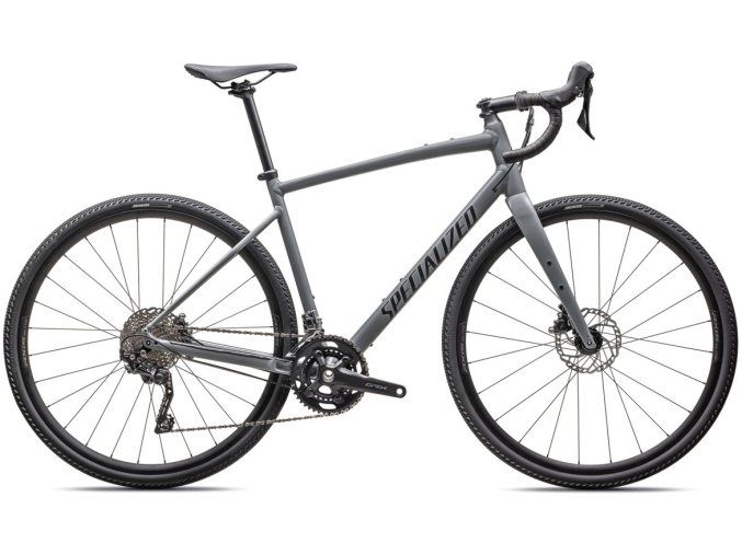 Gravel kolo Specialized Diverge E5 Elite 2025 Satin Ashen / Obsidian 95425 41 DIVERGE E5 ELITE ASHGRY