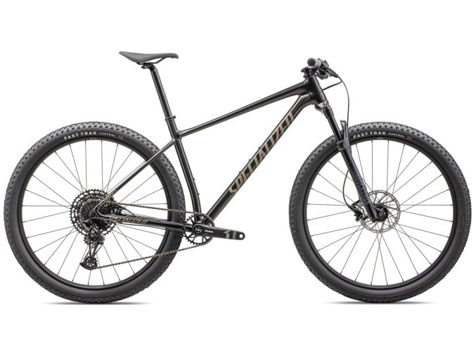 Horské kolo Specialized Chisel HT Comp 2023 GLOSS METALLIC OBSIDIAN / TAUPE 91723 51 CHISEL HT COMP METOBSD