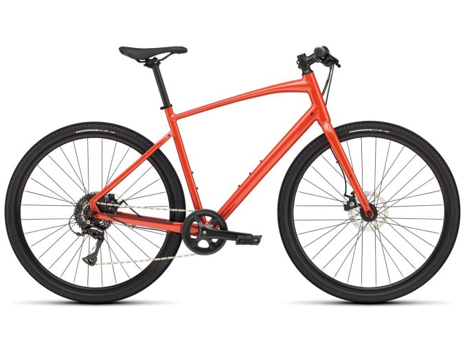 Trekové kolo Specialized Sirrus X 1.0 2025 Gloss Deep Orange / Redwood Reflective 92425 93 SIRRUS X 10 KM DPORG RE