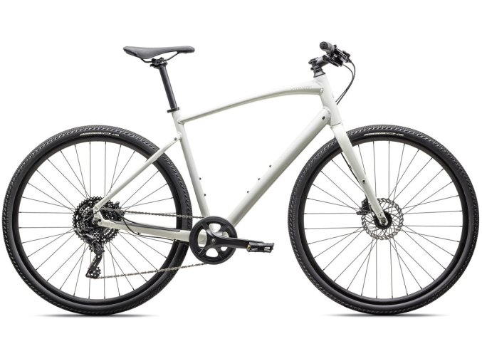 Trekové kolo Specialized Sirrus X 2.0 2025 Gloss Dune White / Dove Grey Reflective 92325 80 SIRRUS X 20 KM DUNEWHT