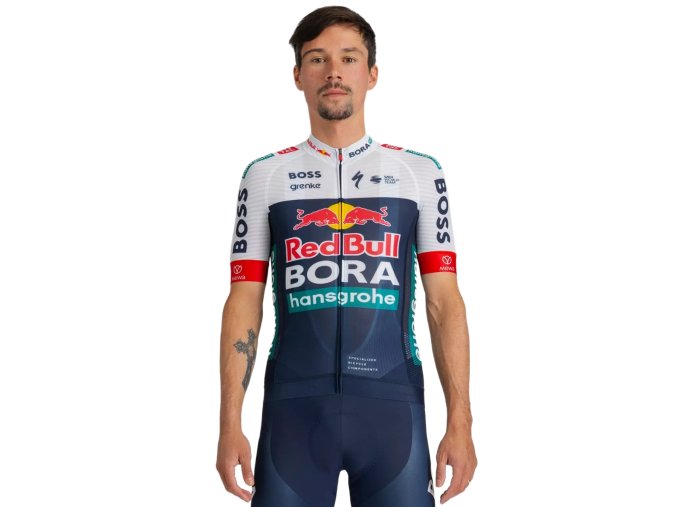 Cyklistická dres Specialized Red Bull - BORA - hansgrohe Replica SS