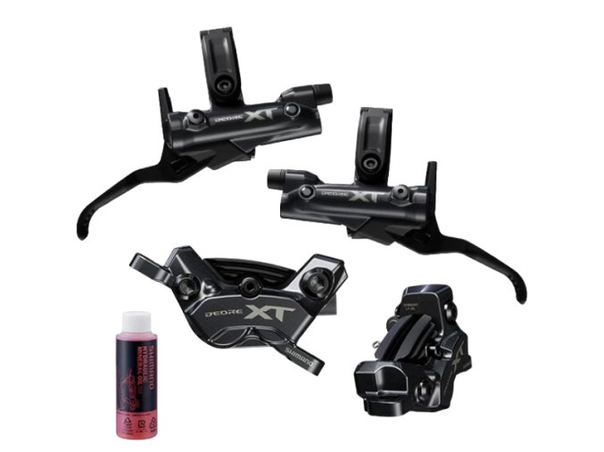 Kotoučová brzda přední + zadní Upgrade set Shimano XT BR-M8220/BL-M8200