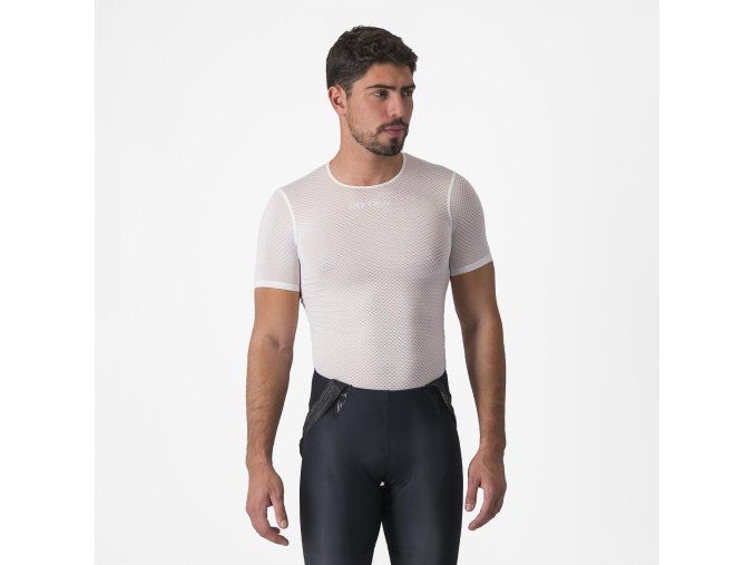 Funkční tričko Castelli Pro Mesh 2.0  BÍLÉ