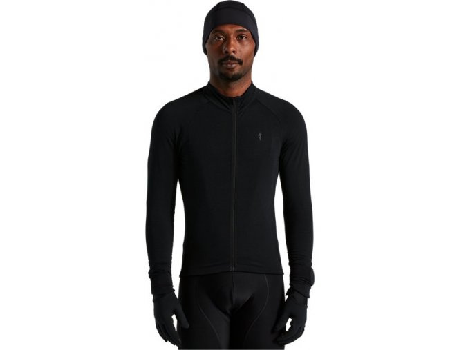 64921 060 APP PRIME SERIES THERMAL JERSEY LS MEN BLK M HERO PLP