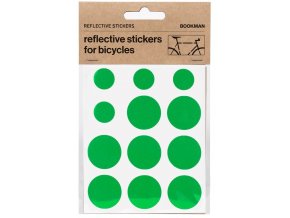 Reflexní samolepky Bookman Reflective Stickers zelené