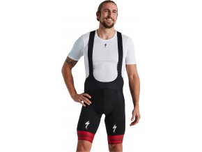 644 9241 APP SL R TEAM BIB SHORT BLK RED M PLP HERO