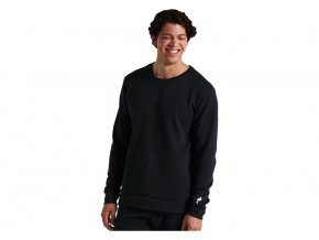 64921 130 APP LEGACY CREWNECK LS MEN BLK M PLP HERO