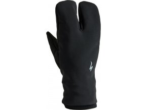 Zimní rukavice na kolo Specialized Softshell Deep Winter Lobster Gloves black  Black / černé