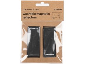 Magnetické připínací odrazky Bookman Clip-on Reflectors šedé