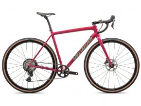 Cyklokrosové kolo Specialized Crux Comp 2024 GLOSS VIVID PINK/ELECTRIC GREEN 91424 50 CRUX COMP VIVPNK EGRN H