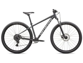 Horské kolo Specialized Rockhopper Sport 2024 SATIN BLACK LIQUID METAL / WHITE 91524 62 ROCKHOPPER SPORT KH BLK