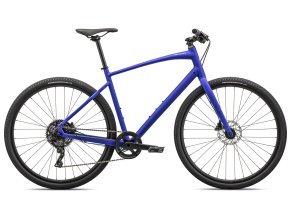 Trekové kolo Specialized Sirrus X 3.0 2024 GLOSS SAPPHIRE / SATIN REFLECTIVE WHITE / ELECTRIC GREEN SPECKLE GRAPHIC 92324 73 SIRRUS X 30 SPHR DUNEWH