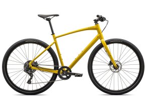 Trekové kolo Specialized Sirrus X 2.0 2024 GLOSS SULPHUR / SATIN REFLECTIVE BLACK LIQUID METAL 92324 84 SIRRUS X 20 SPHR CLGRY