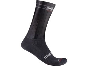 Aerodynamické cyklistické ponožky Castelli Fast Feet 3 black castelli fast feet 3 socks black