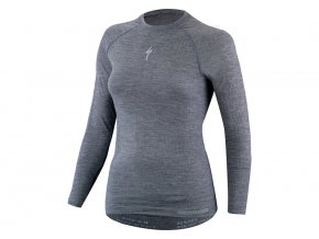 Specialized Seamless Long Sleeve Merino Grey Wmn