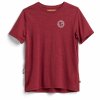 triko dámské specialized fjaellraeven womens wool t shirt cycling jersey ruď 1