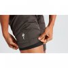 kraťasy dámské volné trail short liner 64222 8103 charcoal 5