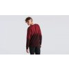 mikina Men's Legacy Spray Long Sleeve Crewneck maroon 64922 1823 2