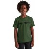 Dětské cyklistické triko Specialized Wordmark Tee short sleeve youth olivové